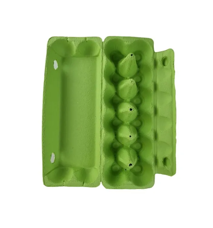 150 X Lime Green Full Dozen Carton 12-Egg Recyclable Egg Cartons