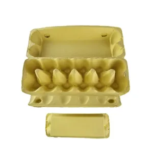 150 X Yellow Full Dozen Carton 12-Egg Recyclable Egg Cartons