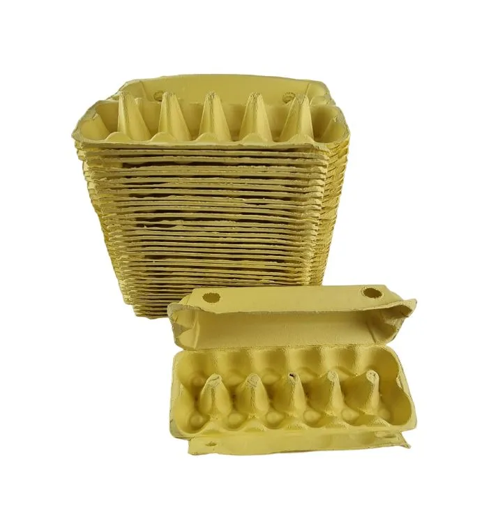 150 X Yellow Full Dozen Carton 12-Egg Recyclable Egg Cartons