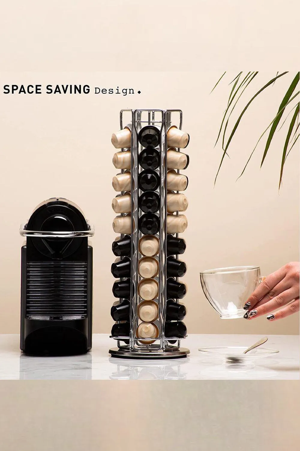 360 Degree Revolving Coffee Capsule Holder Stand