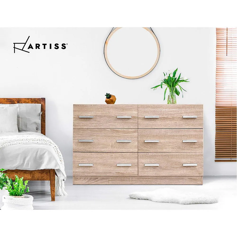 6-Drawer Lowboy Chest - Anti-Rust, Space-Saving | Artiss