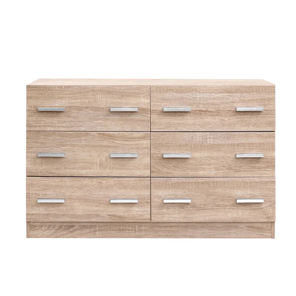 6-Drawer Lowboy Chest - Anti-Rust, Space-Saving | Artiss