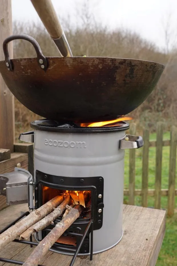 A. EcoZoom Versa Rocket Stove - Wood, Biomass or Charcoal Fuel