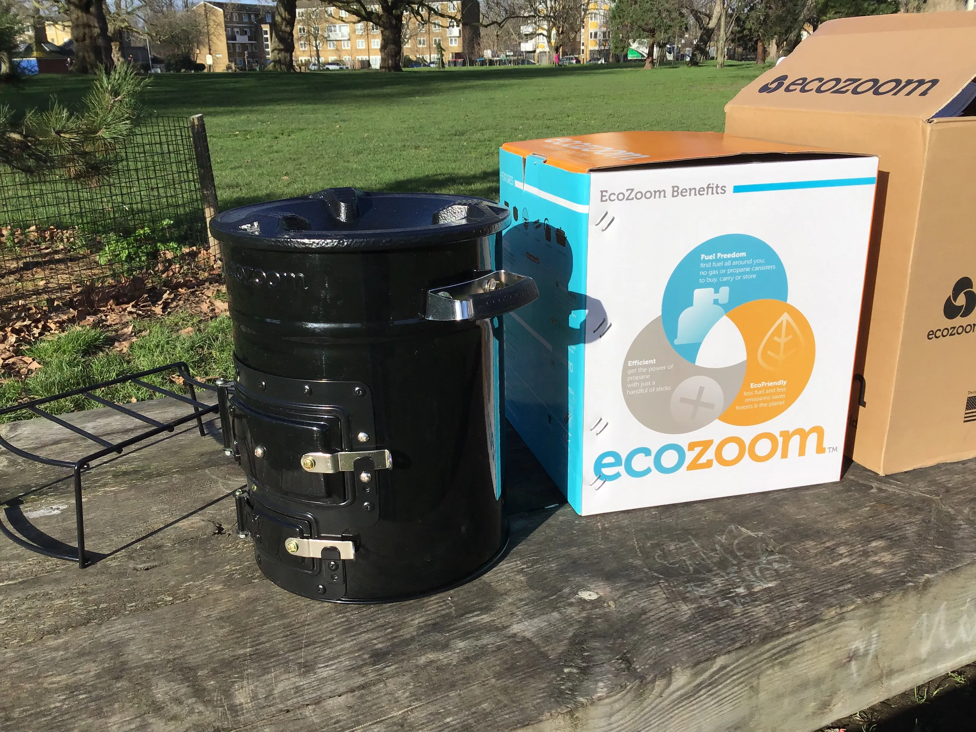 A. EcoZoom Versa Rocket Stove - Wood, Biomass or Charcoal Fuel