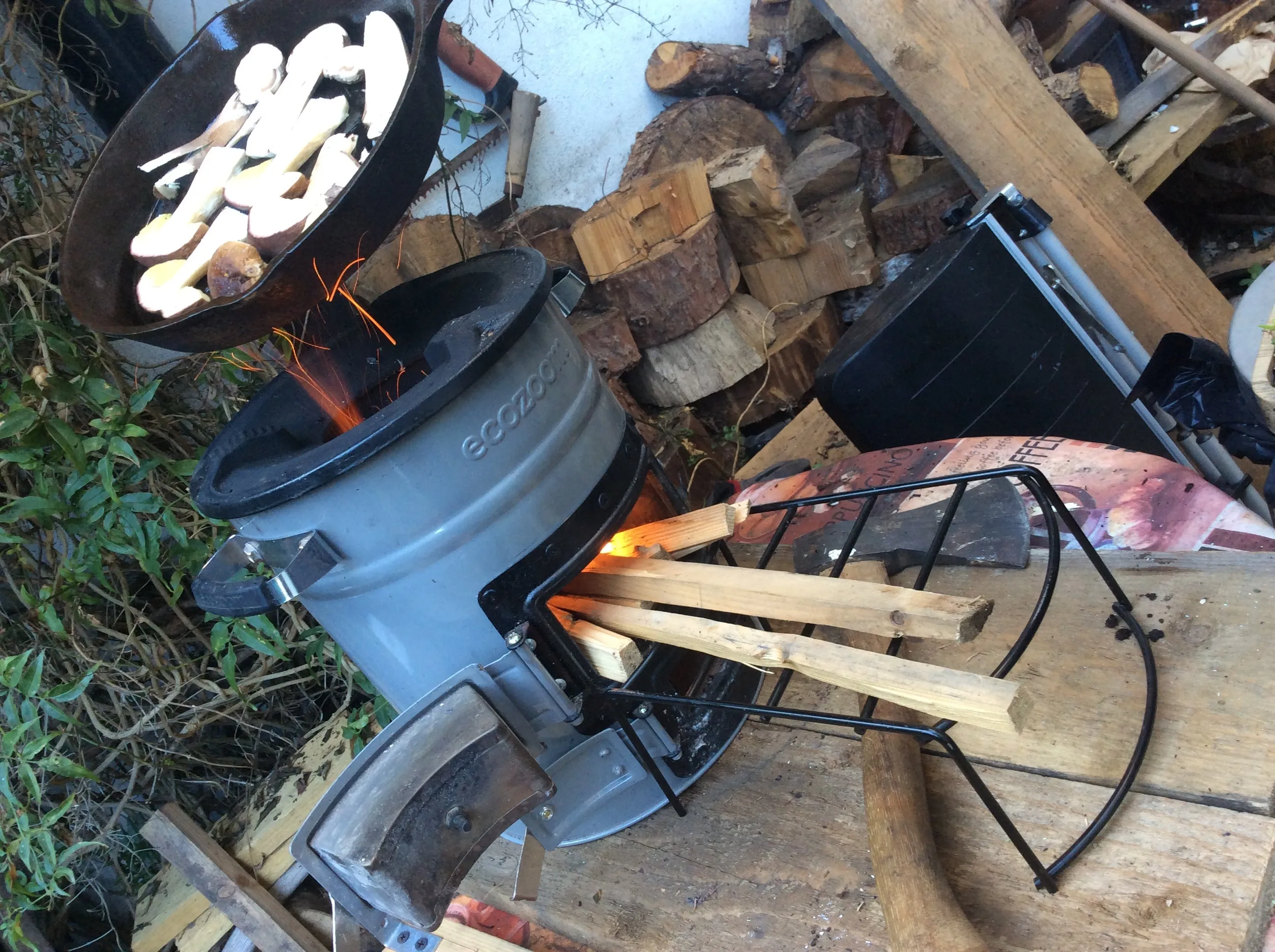 A. EcoZoom Versa Rocket Stove - Wood, Biomass or Charcoal Fuel