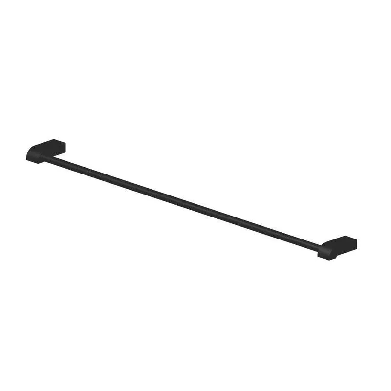 Abey Park Avenue Adjustable Single Towel Rail Black