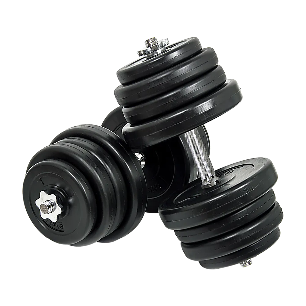 Adjustable 50KG Dumbbell Set, High-Quality Steel & Non-Slip Handle