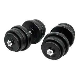 Adjustable 50KG Dumbbell Set, High-Quality Steel & Non-Slip Handle