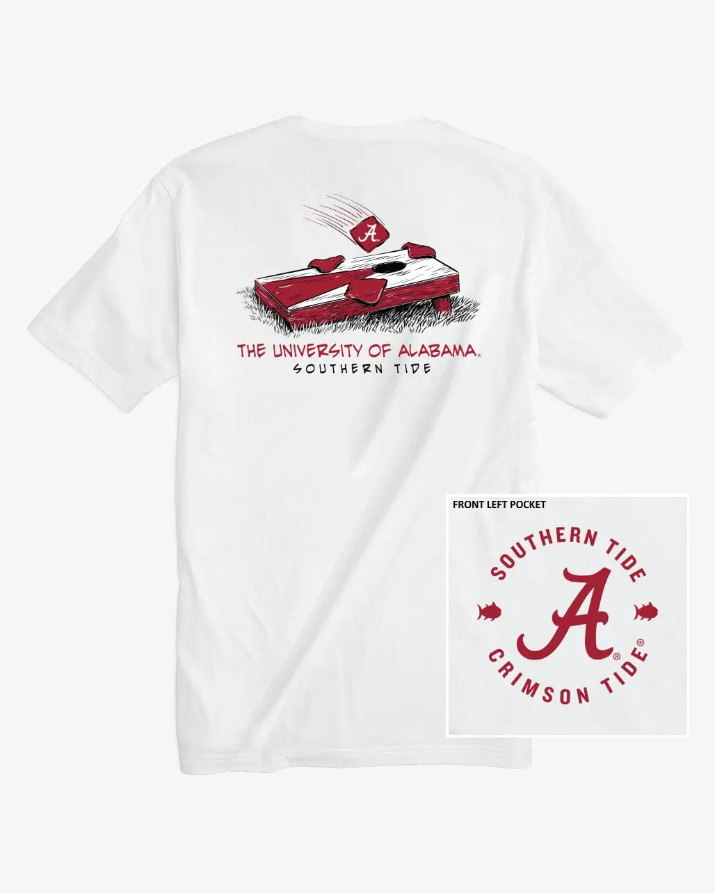 Alabama Crimson Tide Cornhole T-Shirt