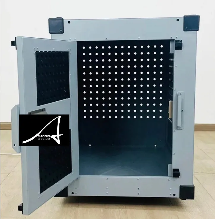 Aluminium HIGH ANXIETY Dog Crates NEW Range indestructible safe secure calming dog crates carriers kennels