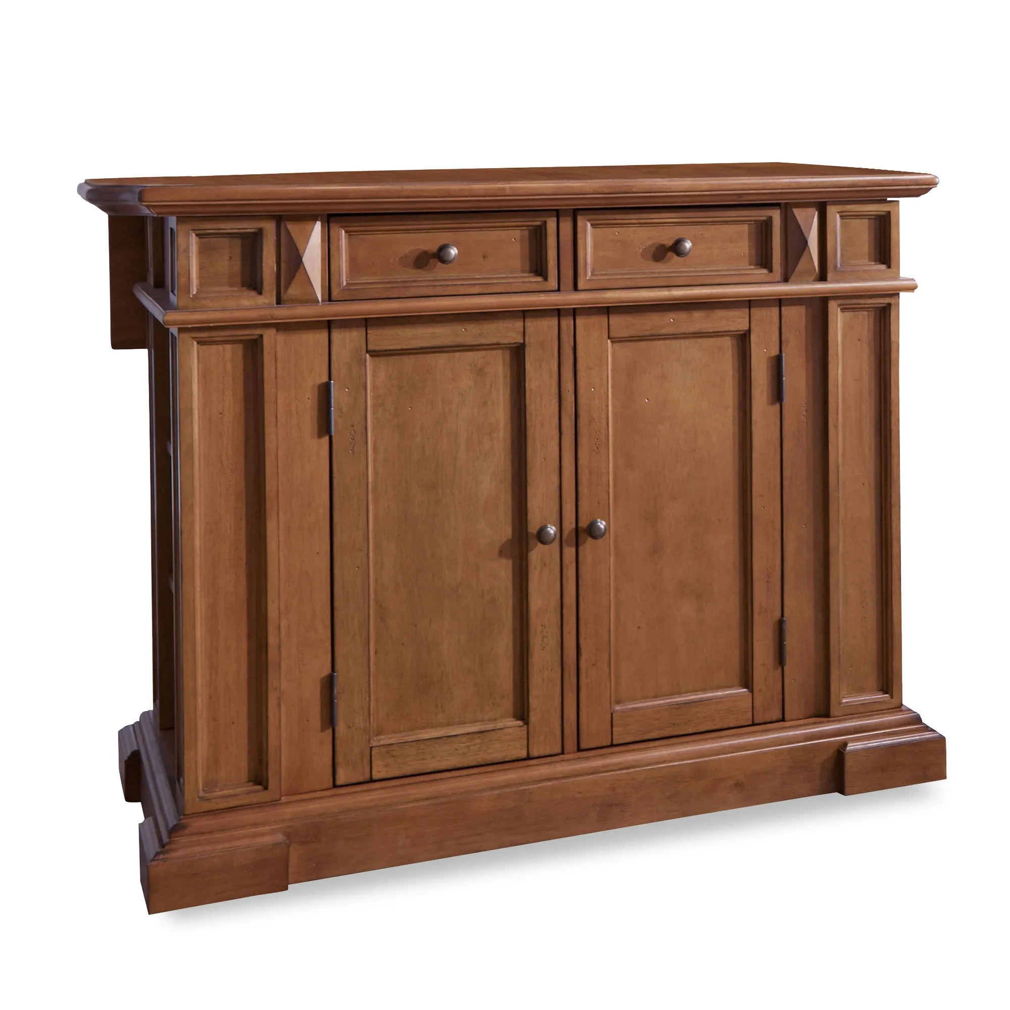 Americana Brown Kitchen Island