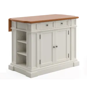 Americana Off-White Kitchen Island