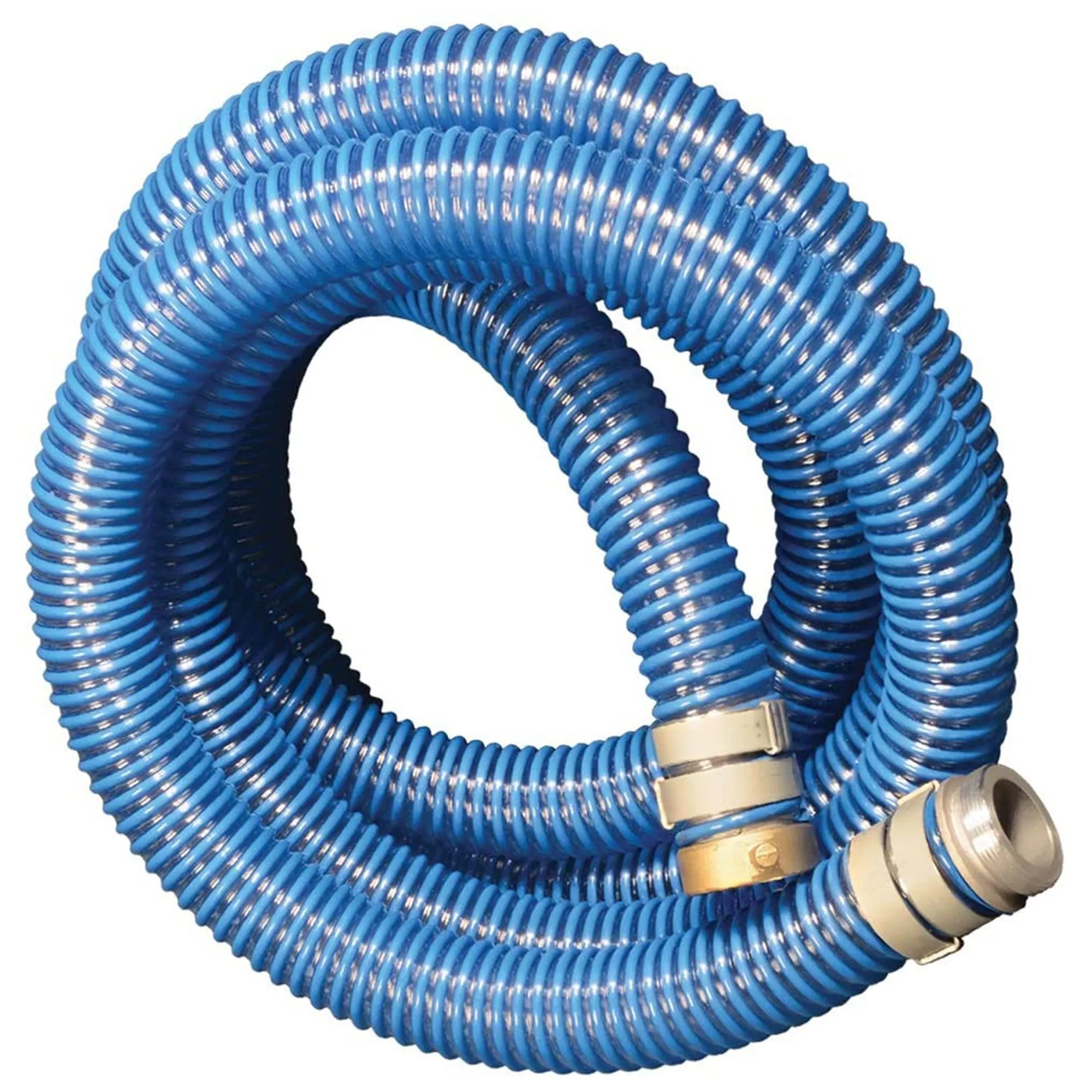 Apache 98106501 20 Foot Long 2 Inch Diameter 58 PSI Flexible PVC Pool Hose, Blue