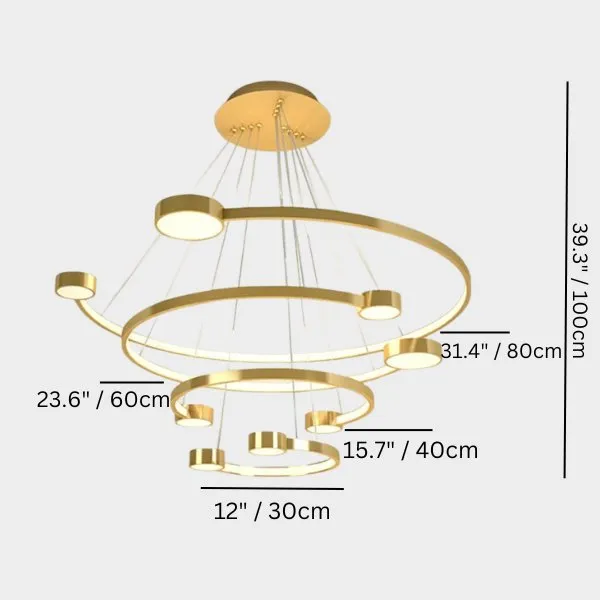 Avize Round Chandelier