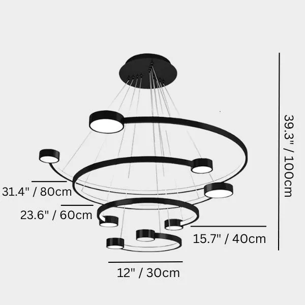 Avize Round Chandelier