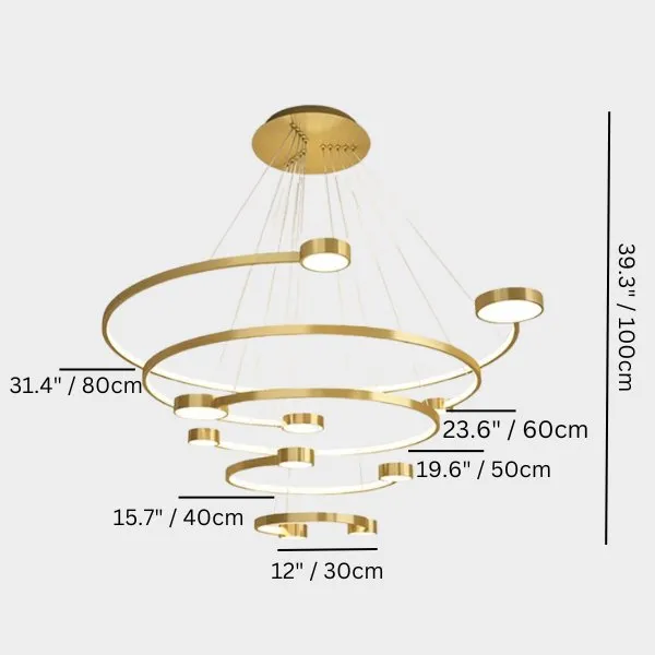 Avize Round Chandelier