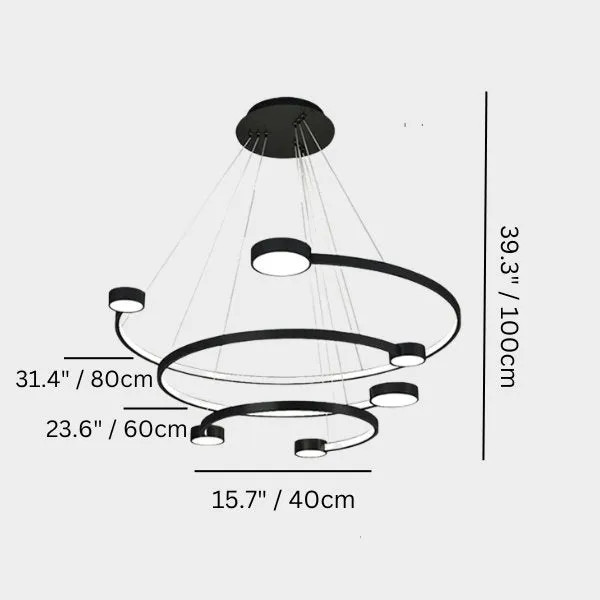 Avize Round Chandelier