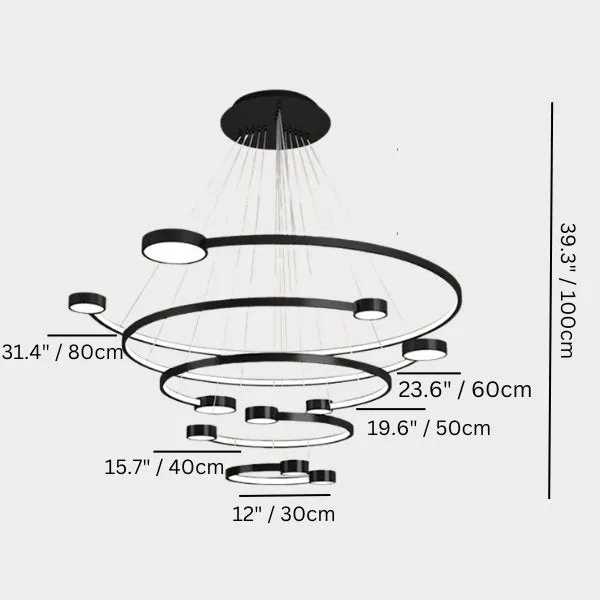 Avize Round Chandelier