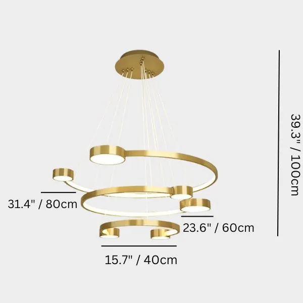 Avize Round Chandelier