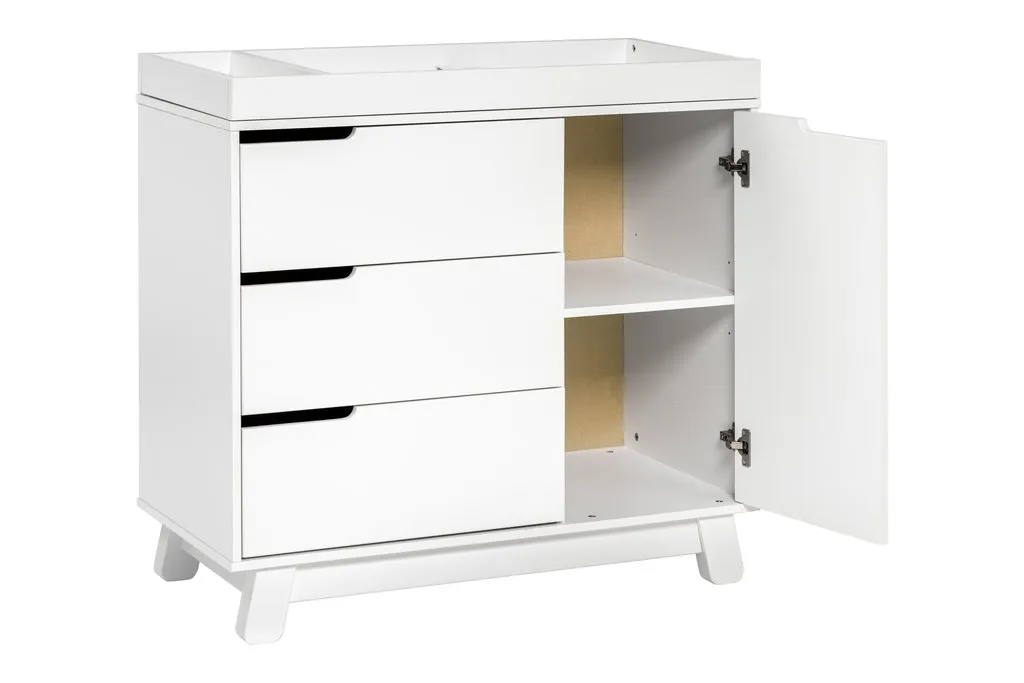 BABYLETTO Hudson 3-Drawer Changer Dresser with Removable Changing Tray