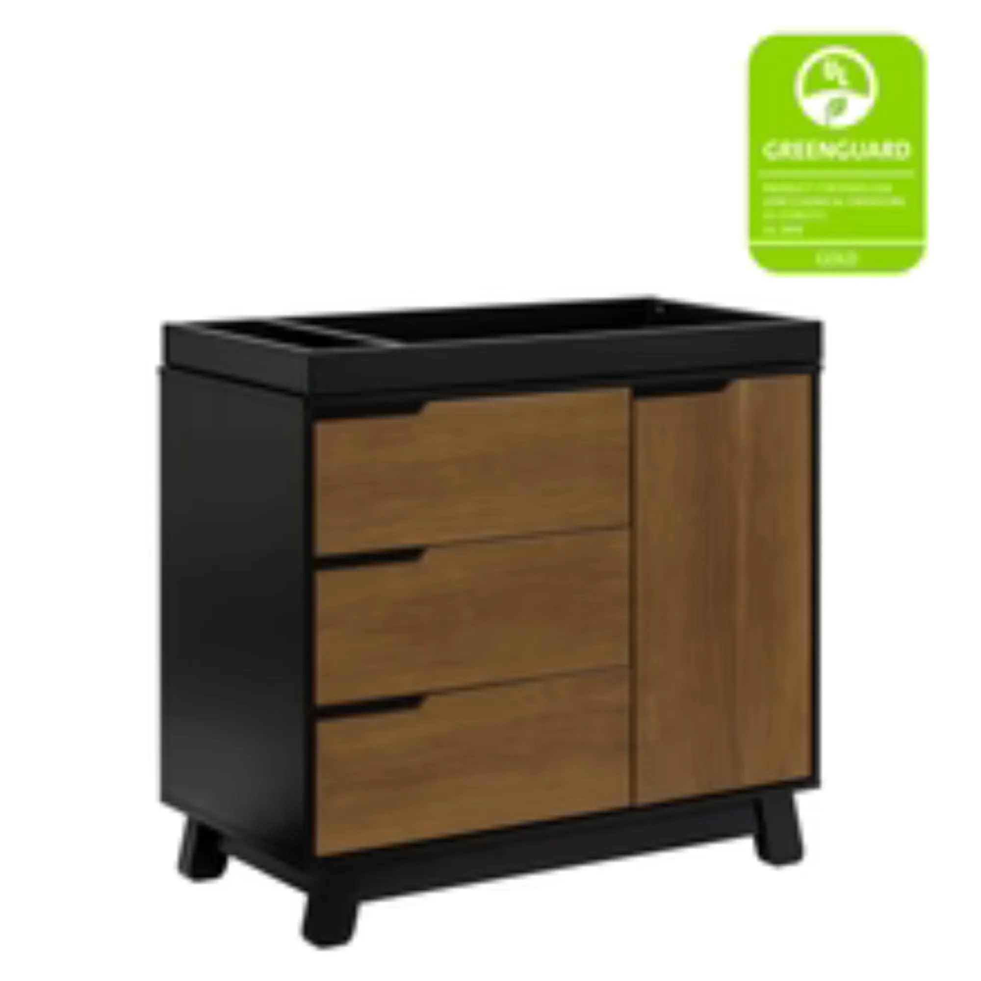 BABYLETTO Hudson 3-Drawer Changer Dresser with Removable Changing Tray