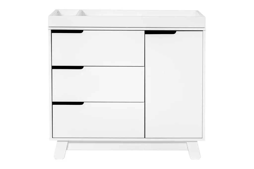 BABYLETTO Hudson 3-Drawer Changer Dresser with Removable Changing Tray