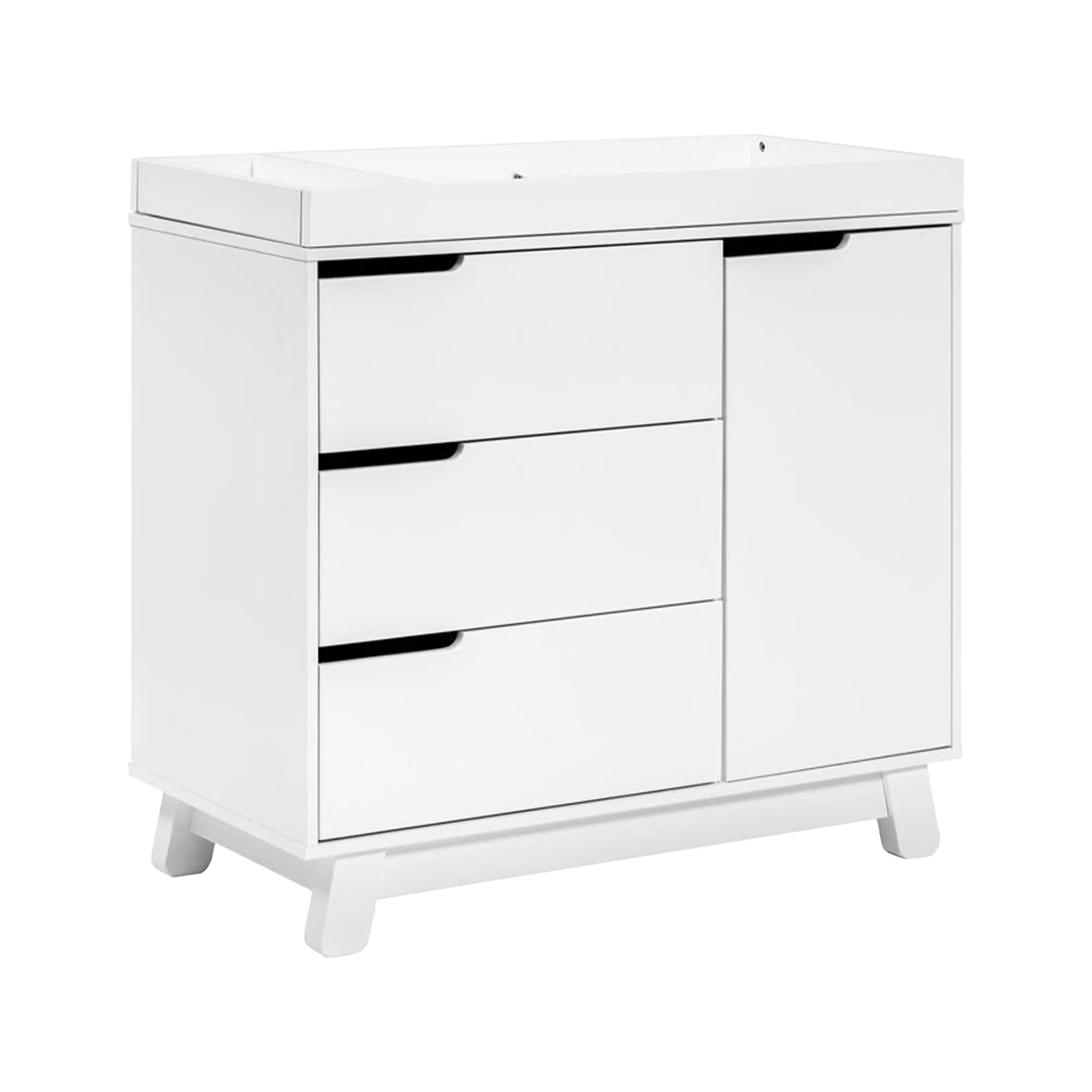 BABYLETTO Hudson 3-Drawer Changer Dresser with Removable Changing Tray