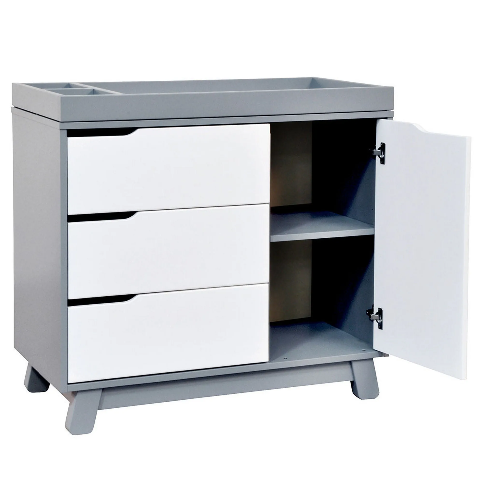 BABYLETTO Hudson 3-Drawer Changer Dresser with Removable Changing Tray