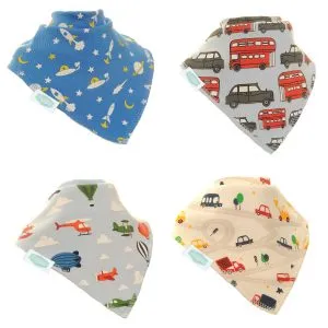 Bandana Dribble Bibs 4 Pack Zoom