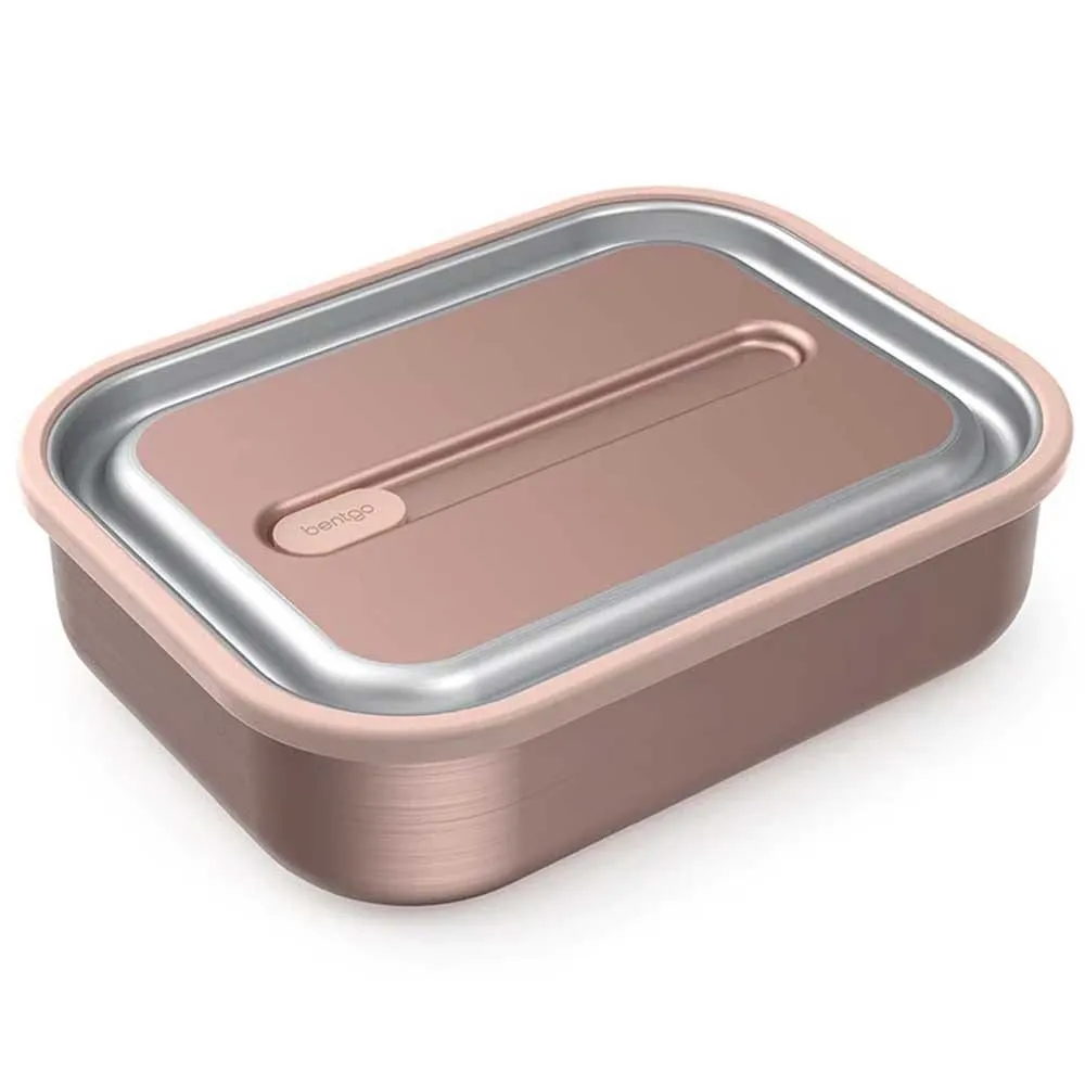 Bentgo Microwavable Stainless Steel Leak-proof Lunch Box 1200ml Rose Gold