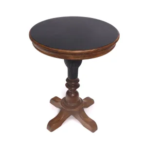 Black Rounded Kitchen Table