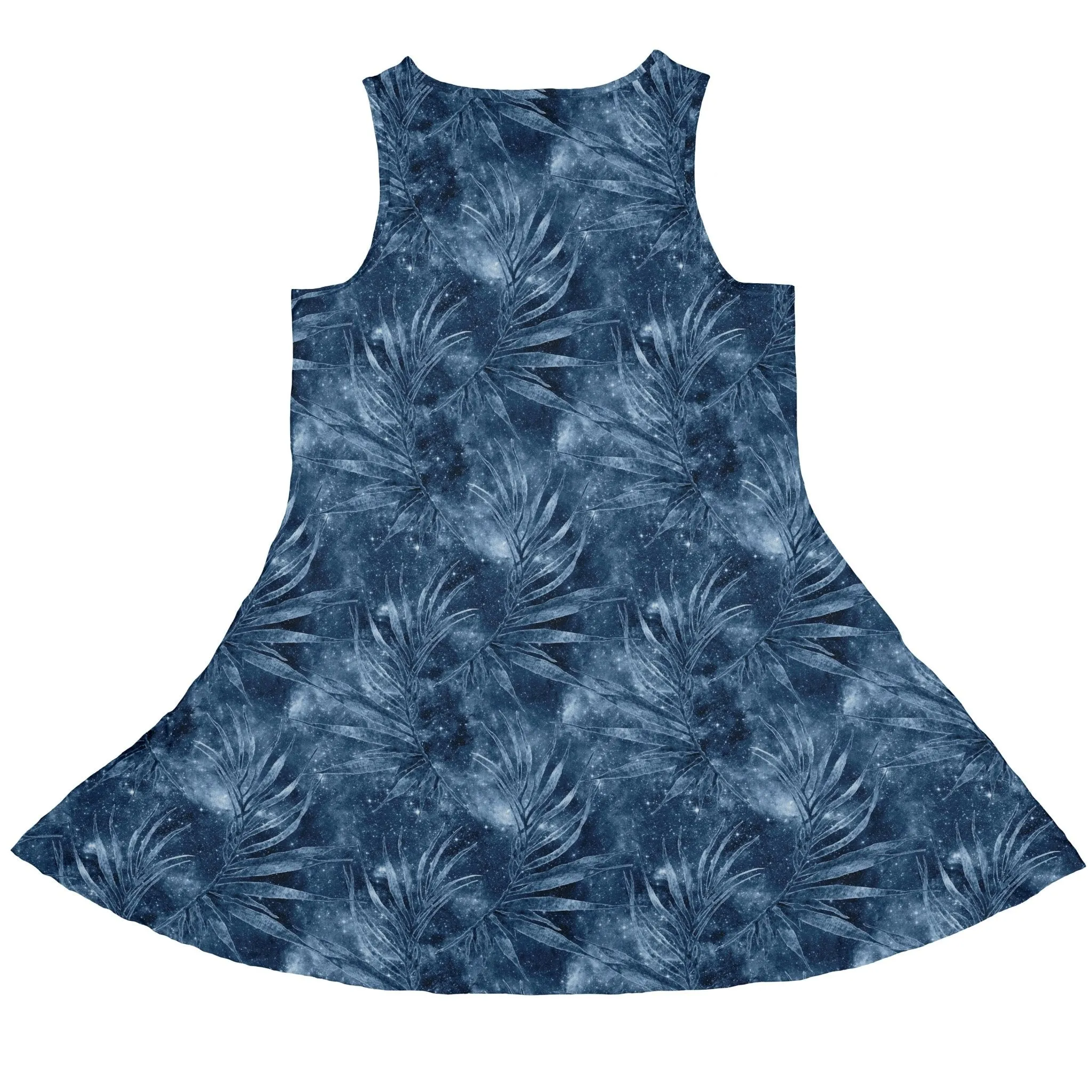 Blue Grey Hawaiian Space Dress