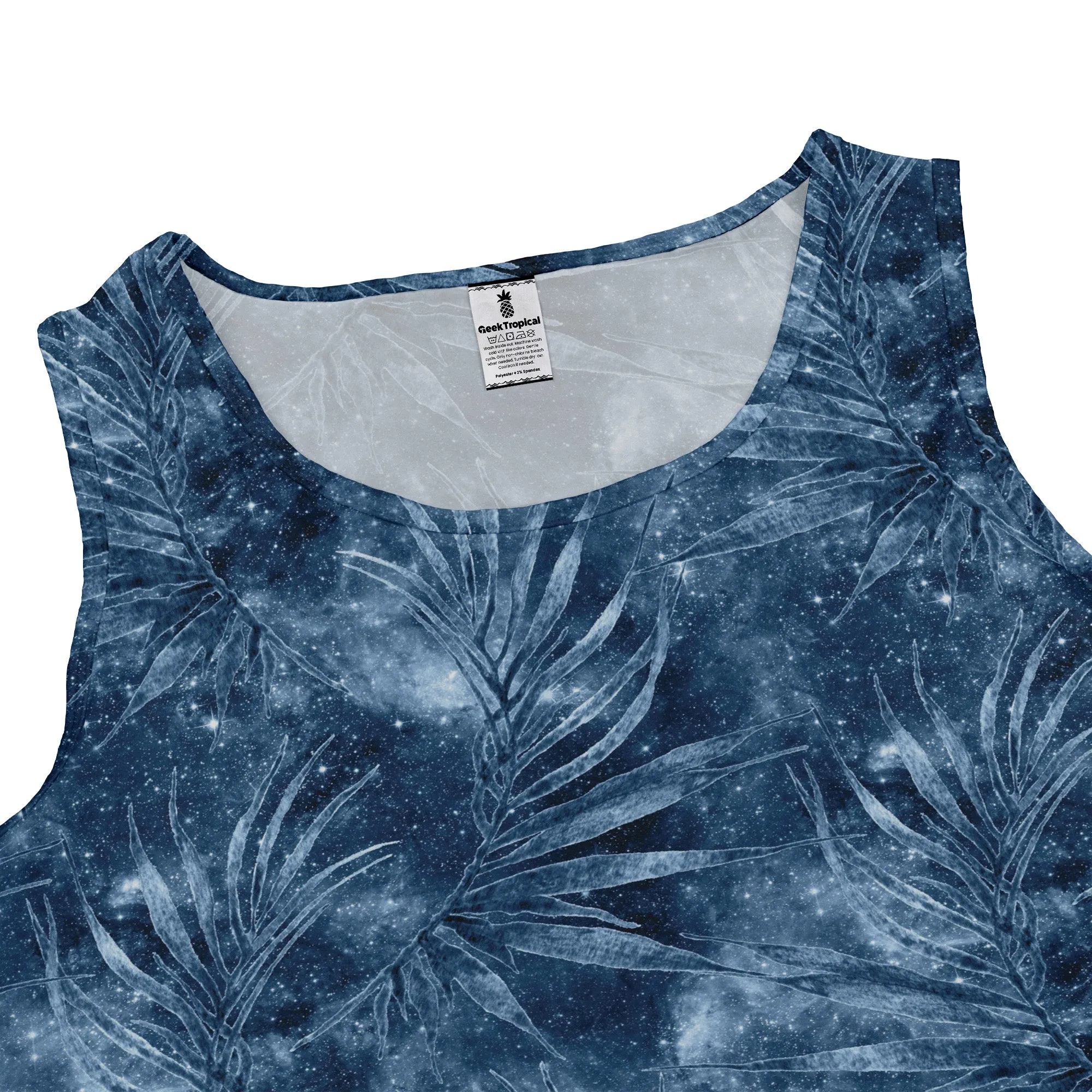 Blue Grey Hawaiian Space Dress