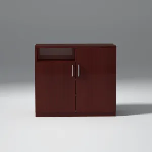 Brady Engineered Wood Shoerack In Mahogany