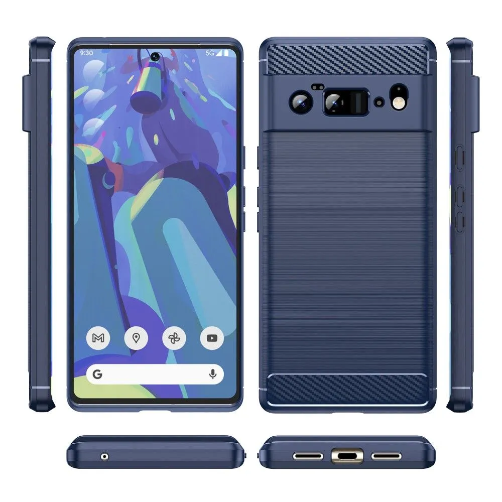 Carbon Flex case - Google Pixel 6 Pro - Blue