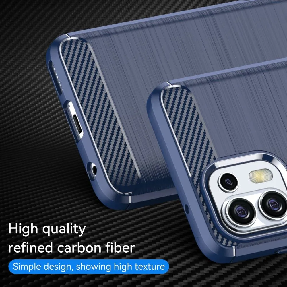 Carbon Flex case - Motorola Edge 20 Fusion / 20 lite - Blue