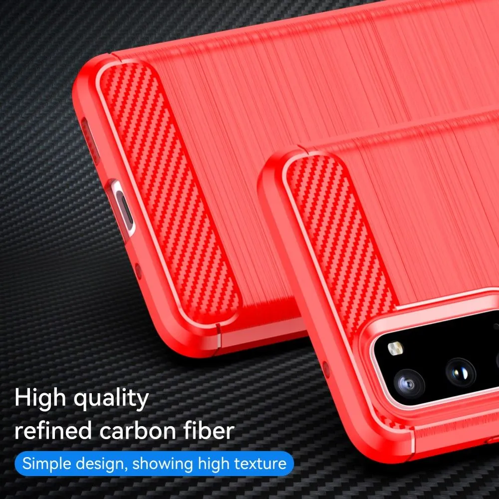 Carbon Flex case - Samsung Galaxy S20 - Red