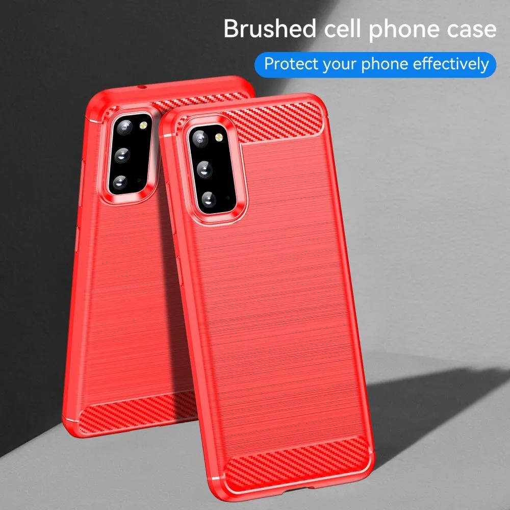 Carbon Flex case - Samsung Galaxy S20 - Red