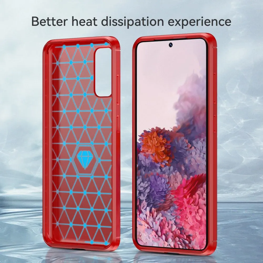 Carbon Flex case - Samsung Galaxy S20 - Red