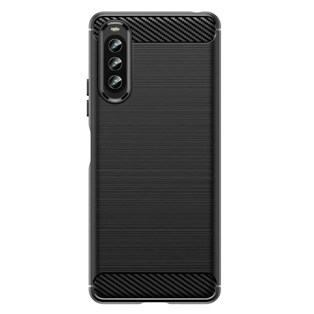 Carbon Flex case - Sony Xperia 10 IV - Black