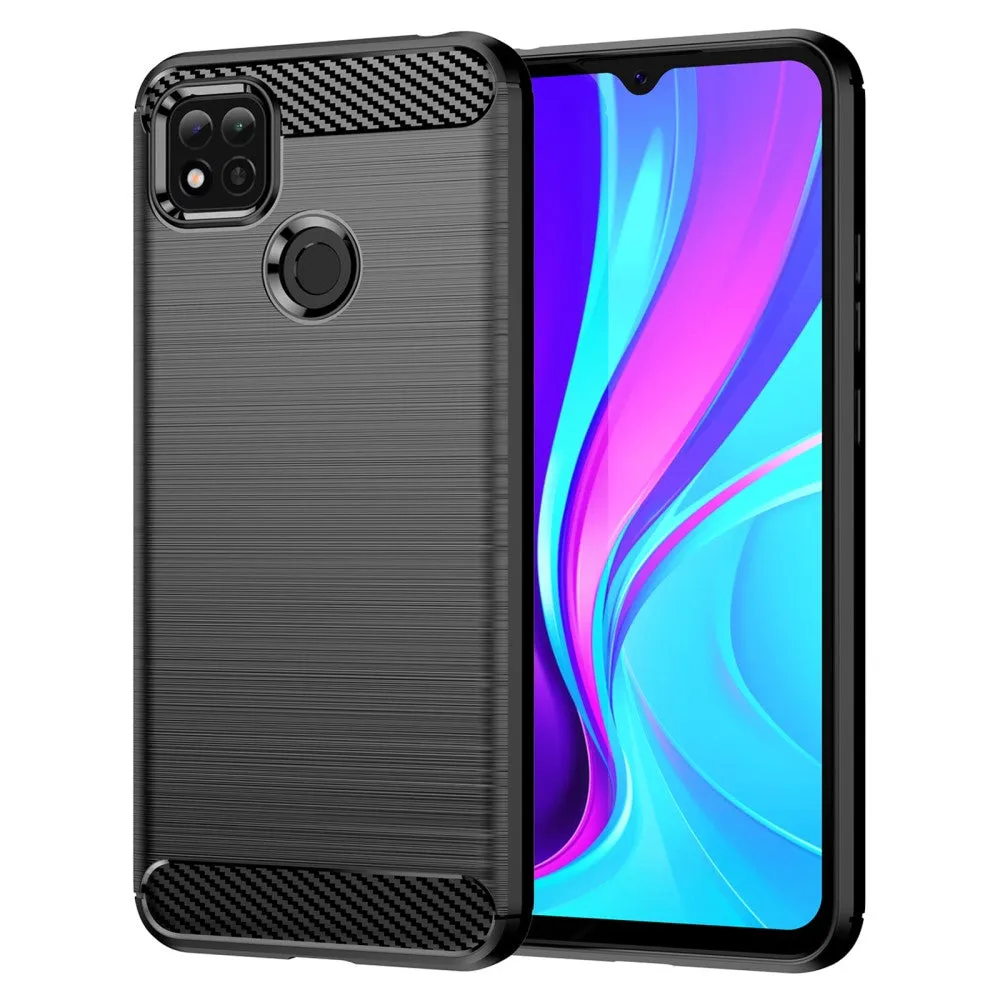 Carbon Flex case - Xiaomi Poco C3 / C31 / 9 Activ - Black