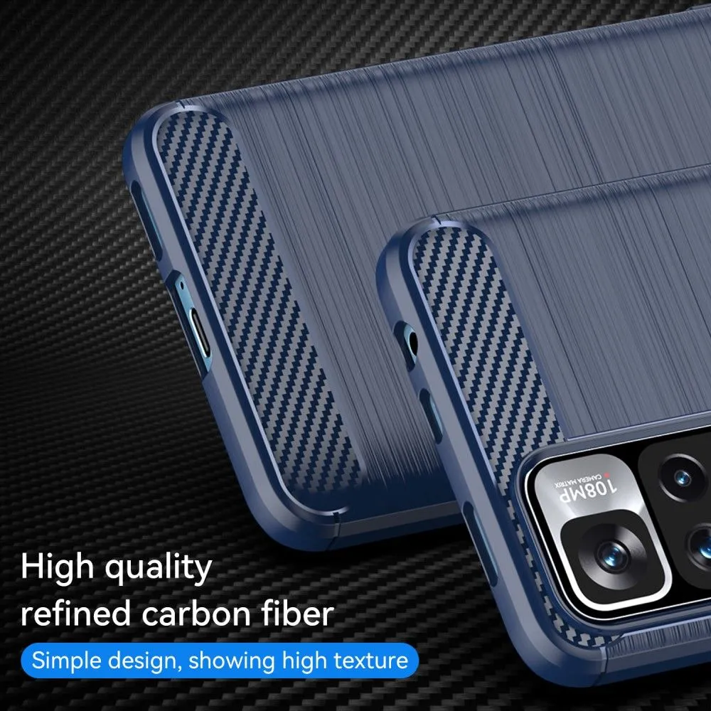 Carbon Flex case - Xiaomi Poco M4 Pro 5G - Blue