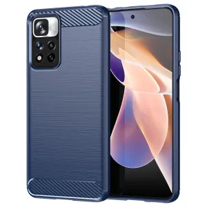 Carbon Flex case - Xiaomi Poco M4 Pro 5G - Blue