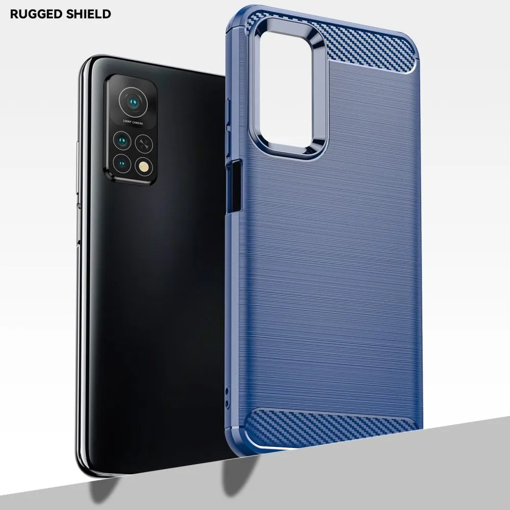 Carbon Flex case - Xiaomi Redmi K30S / 10T Pro 5G / 10T 5G - Blue