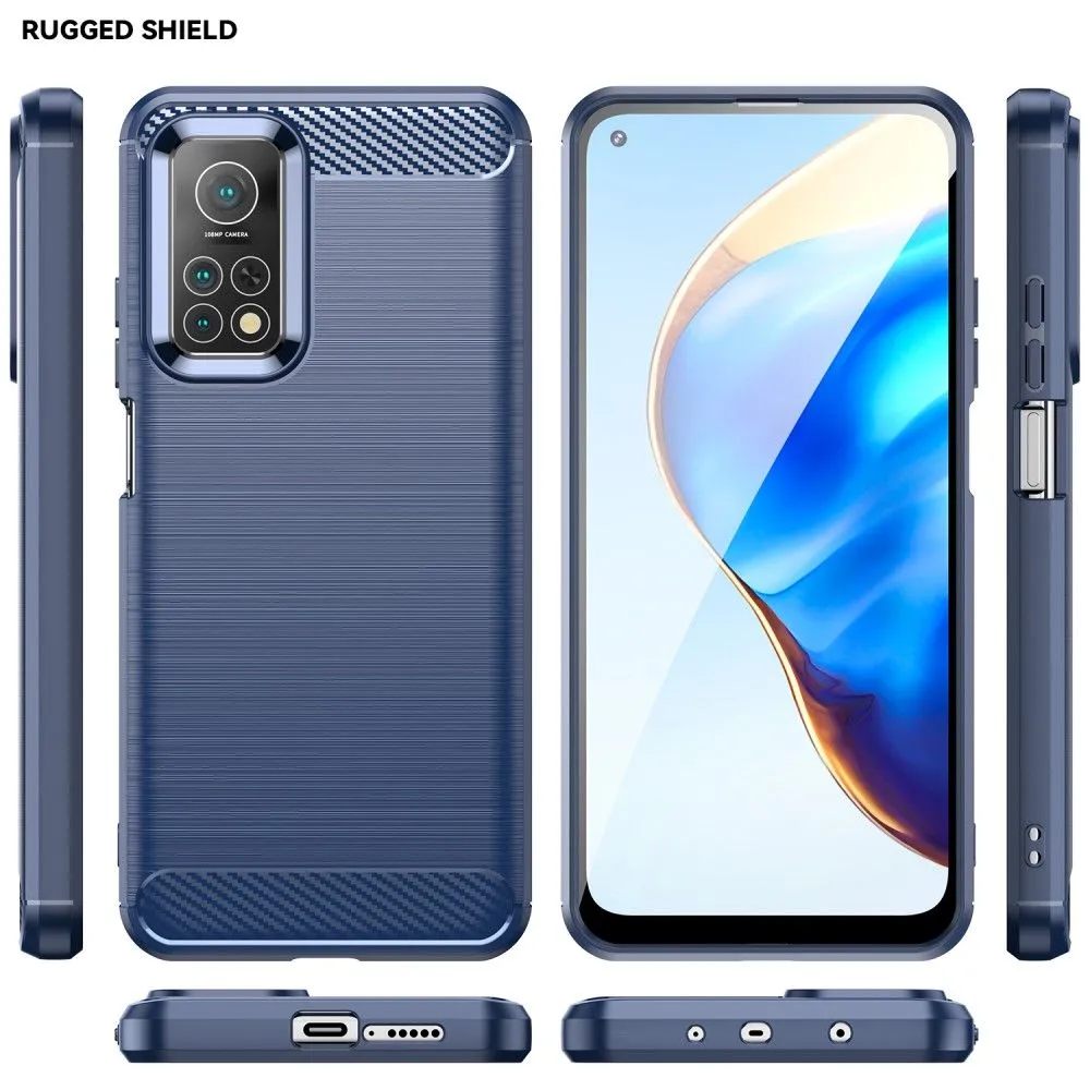 Carbon Flex case - Xiaomi Redmi K30S / 10T Pro 5G / 10T 5G - Blue