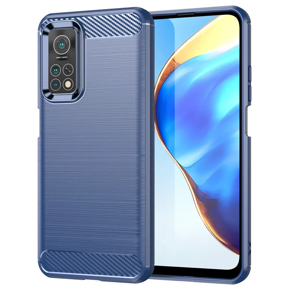 Carbon Flex case - Xiaomi Redmi K30S / 10T Pro 5G / 10T 5G - Blue