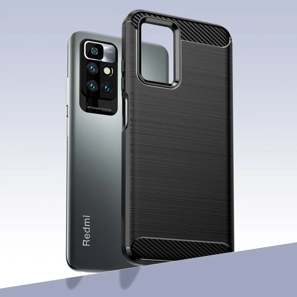 Carbon Flex case - Xiaomi Redmi Note 11 - Black