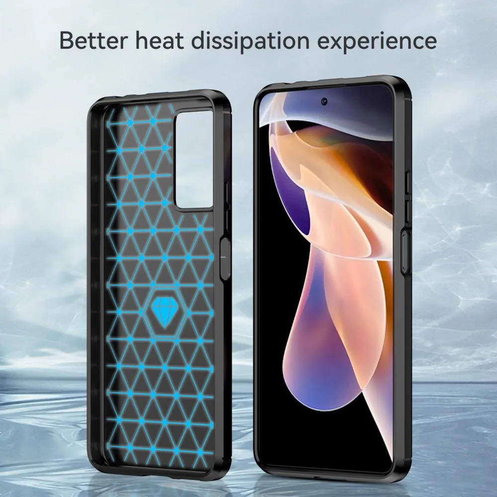 Carbon Flex case - Xiaomi Redmi Note 11 Pro Plus / 11 Pro - Black