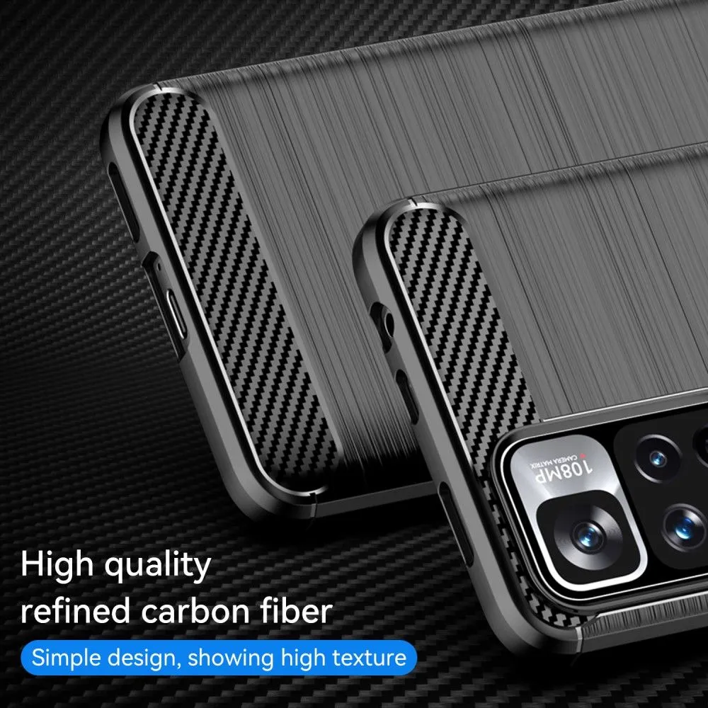 Carbon Flex case - Xiaomi Redmi Note 11 Pro Plus / 11 Pro - Black