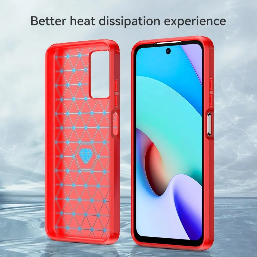 Carbon Flex case - Xiaomi Redmi Note 11 - Red